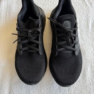 adidas Ultraboost 20 Triple Black Running Sneakers 100%AUTHENTIC EG0691